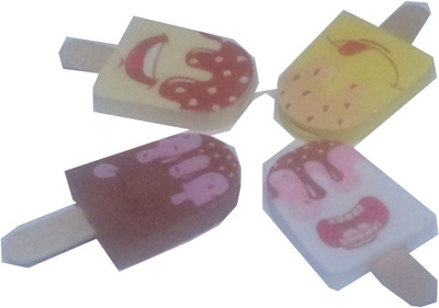 

Hina ice cream eraser Non-Toxic oval Shaped small Eraser(Multicolor)