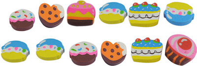 

Saamarth Impex Student Non-Toxic Rectangle Shaped Medium Erasers(Set of 12, Multicolor)