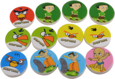 

Saamarth Impex Cartoon Non-Toxic Round Shaped medium Eraser(Multicolor)