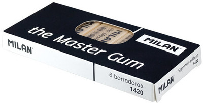 

Milan Master Gum Eraser - Pack Of 5 Eraser(Set of 5)