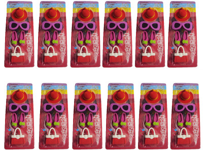 

Asera Fancy Non-Toxic Oval Shaped Medium Erasers(Set of 12, Multicolor)
