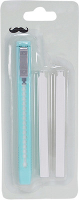 

Saamarth Impex Mustache Non-Toxic Rectangle Shaped Medium Eraser(Blue)