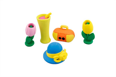 

COI KIDS Non-Toxic MIX SHAPE Shaped SMALL Eraser(MULTICOLOUR)