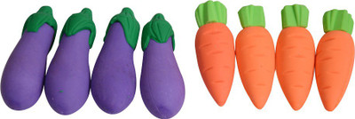 

Priyankish Smart Kids Non-Toxic Oval Shaped Medium Erasers(Set of 8, Multicolor)