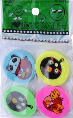 

SN toy zone Angry Bird Non-Toxic Eraser(Set of 6, Multicolor)