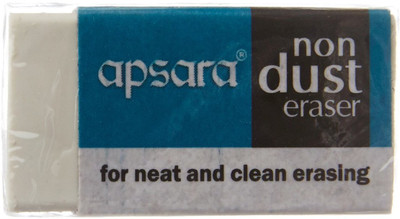 

Apsara Madhyam Art 01 Squire Shaped Small Erasers(Set of 1, White)