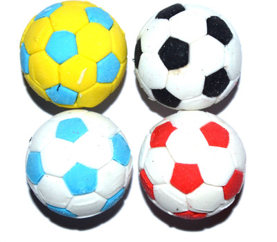 

Pin to Pen Foot Ball Non-Toxic Round Shaped Medium Eraser(Multicolour)