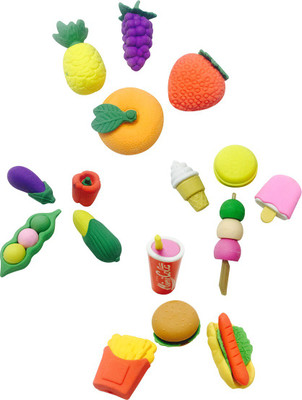 

Priyankish Erasers Combo Non-Toxic Eraser(Set of 16, Multicolor)