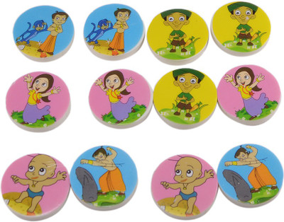 

Saamarth Impex Cartoon Non-Toxic Round Shaped Medium Eraser(Multicolor)