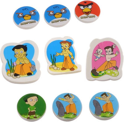 

Saamarth Impex Disney Non-Toxic Multi Shaped Medium Eraser(Multicolor)