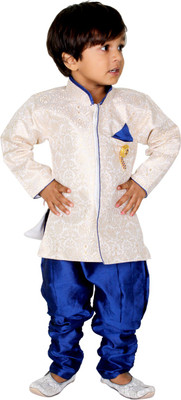 

Tiny Toon Boys Kurta and Breeches Set, Blue