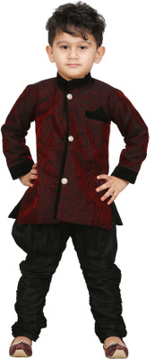 

FTC Bazar Boys Kurta and Pyjama Set, Brown