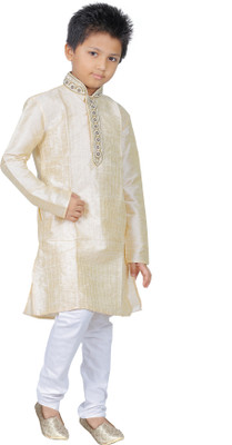 

Rajwada Boys Kurta and Pyjama Set, Purple