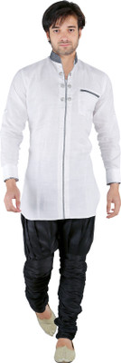

New Looks Men Kurta and Pyjama Set, White