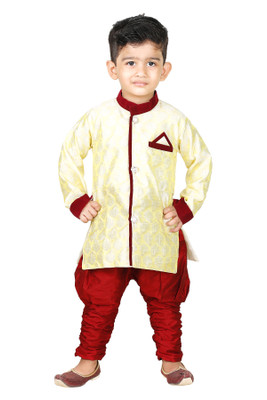 

FTC Bazar Boys Kurta and Pyjama Set, Gold
