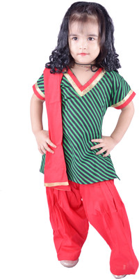 

RTD Girls Salwar and Kurta Set, Black