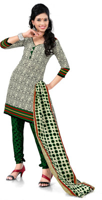 

Jiya Cotton Self Design, Printed Salwar Suit Dupatta Material(Un-stitched), Beige;black;green;multicolor