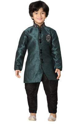 

Jeet Boys Kurta and Pyjama Set, Green