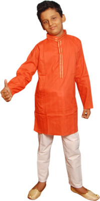 

FTC Bazar Boys Kurta and Pyjama Set, Orange