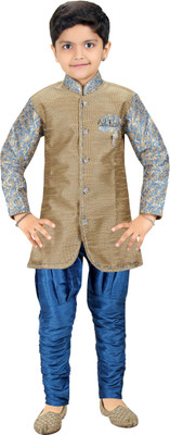 

Kute Kids Boys Kurta and Breeches Set, Blue