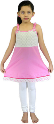 

Ssmitn Girls Kurti and Legging Set, Pink