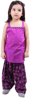 

RTD Girls Kurta and Patiala Set, Purple
