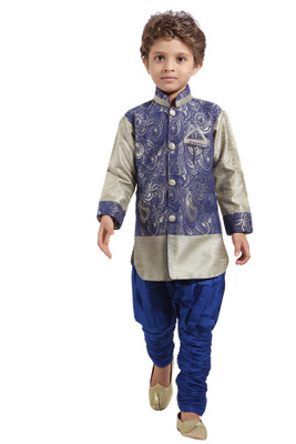 

Jeet Boys Kurta and Pyjama Set, Blue