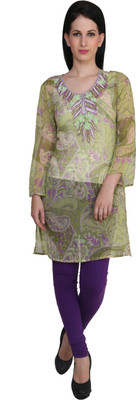 

Anekaant Women Kurti and Legging Set, Multicolor;purple