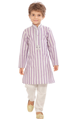 

Jeet Boys Kurta and Pyjama Set, Purple