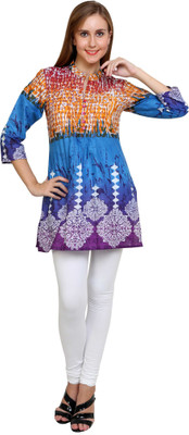 

Anekaant Women Kurti and Legging Set, Multicolor;white