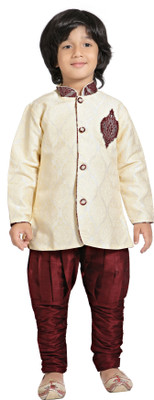 

Jeet Boys Kurta and Pyjama Set, Gold