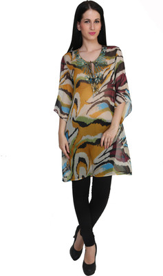

Anekaant Women Kurti and Legging Set, Black;multicolor