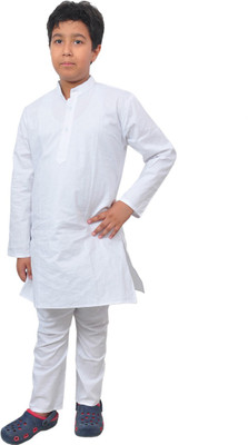 

Pari & Prince Boys Kurta and Pyjama Set, White