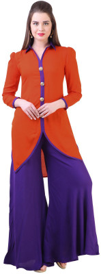 

Libas Women's Salwar and Kurta Set, Orange