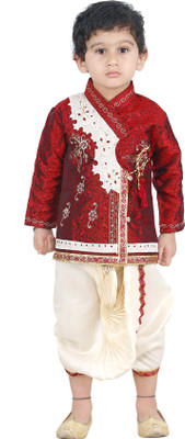 

JBN Creation Boys Kurta and Dhoti Pant Set, Maroon