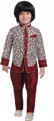 

Jeet Boys Kurta and Pyjama Set, Maroon