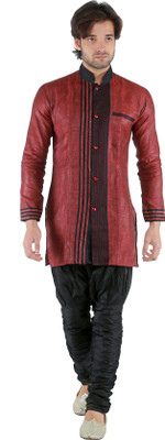 

New Looks Men Kurta and Pyjama Set, Red