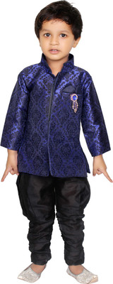 

Tiny Toon Embroidered Sherwani, Blue