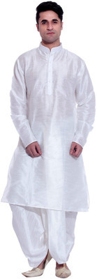 

TAG-7 Men Dhoti & Kurta Set, White