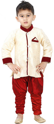 

FTC Bazar Boys Kurta and Pyjama Set, Cream