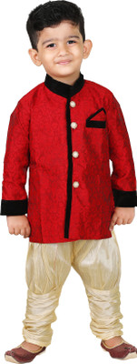 

FTC Bazar Boys Kurta and Pyjama Set, Red