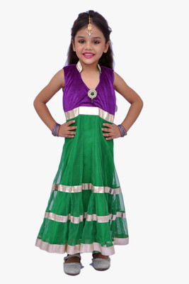 KILKARI Girls Kurti, Legging and Dupatta Set