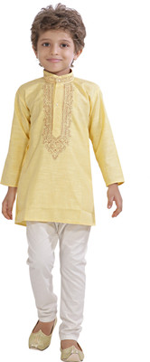 

Jeet Boys Kurta and Pyjama Set, Yellow