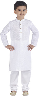 

SuperYoung Boys Kurta and Pyjama Set, White
