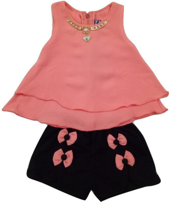 

Kid n Kids Girls Top and Skirt Set, Baby pink