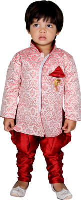 

Tiny Toon Boys Kurta and Breeches Set, Red