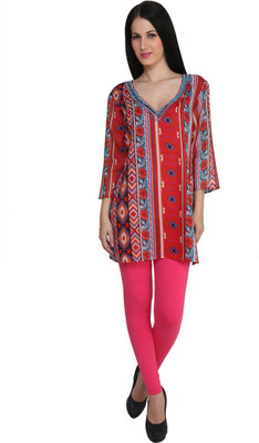 

Anekaant Casual Geometric Print Women's Kurti(Multicolor