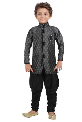

Jeet Boys Kurta and Pyjama Set, Gray