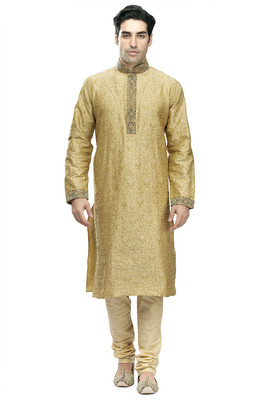 MANYAVAR Men Kurta and Churidar Set