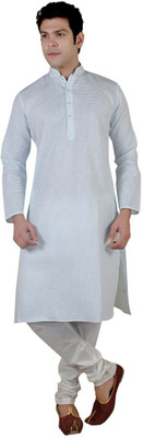 

Forum Men Kurta and Churidar Set, Sky blue
